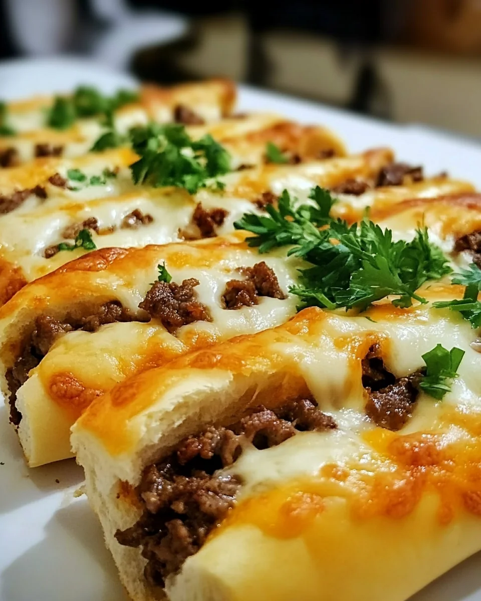Cheesy Philly Cheesesteak Stuffed Breadsticks Recipe - additional image