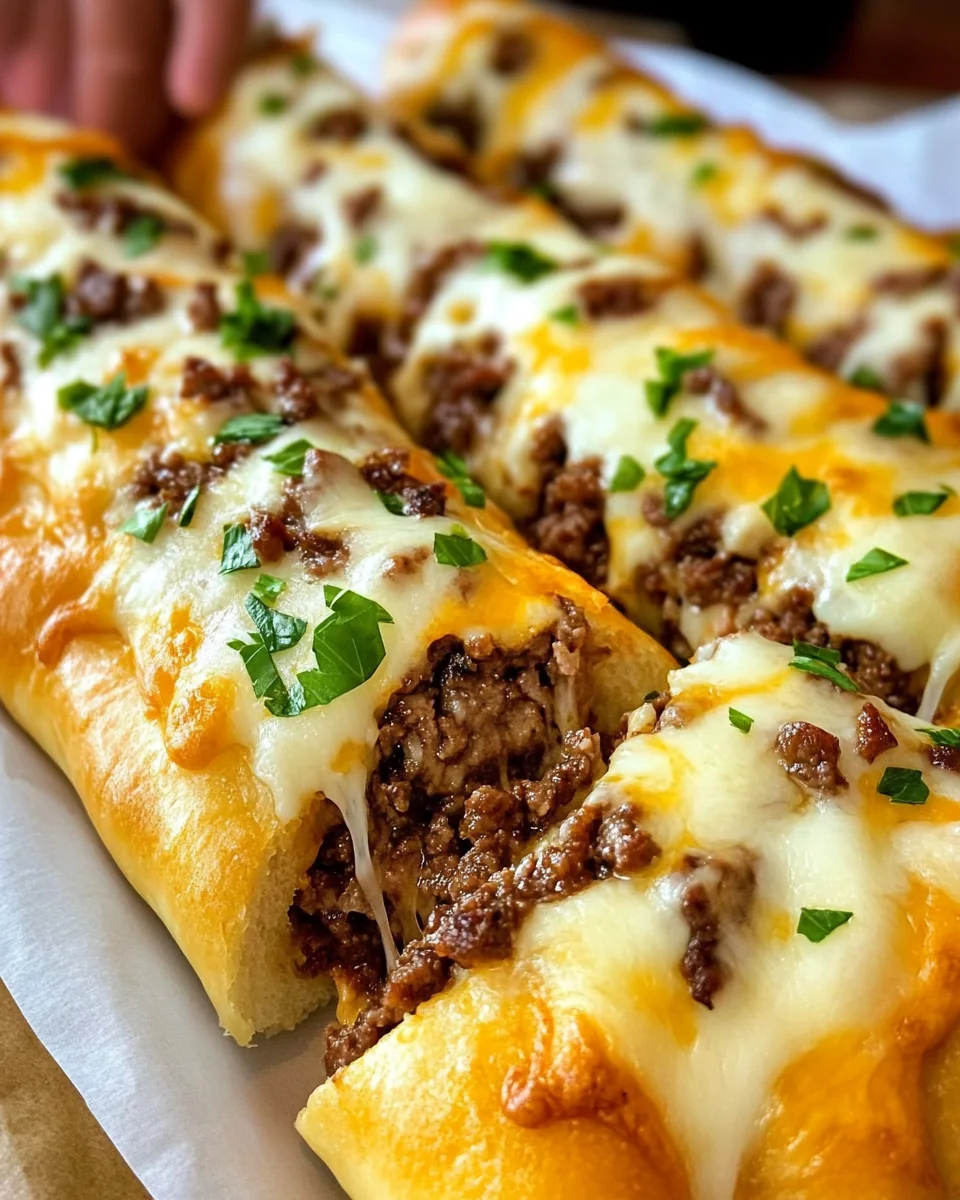 Cheesy Philly Cheesesteak Stuffed Breadsticks Recipe
