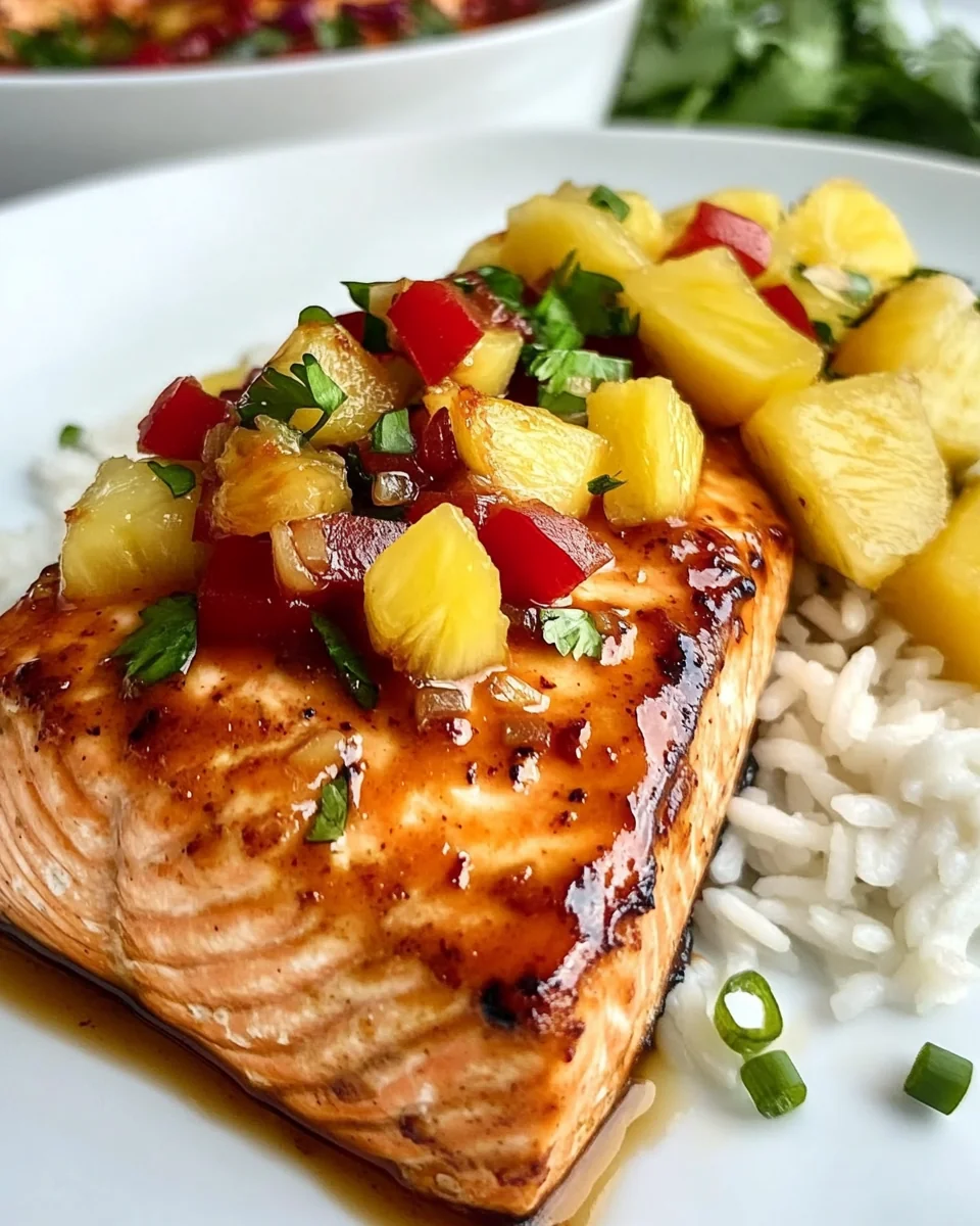 Sweet And Spicy Pineapple Chipotle Salmon Recipe - additional image