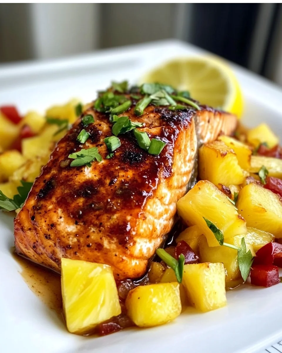 Sweet And Spicy Pineapple Chipotle Salmon Recipe - additional image