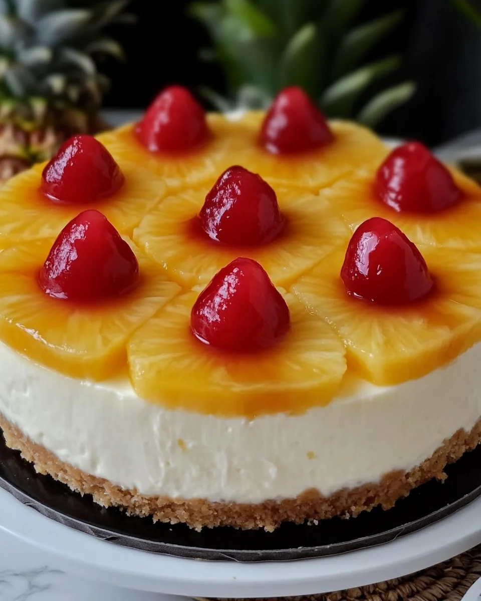 Simple Pineapple Upside Down Cheesecake Recipe - additional image