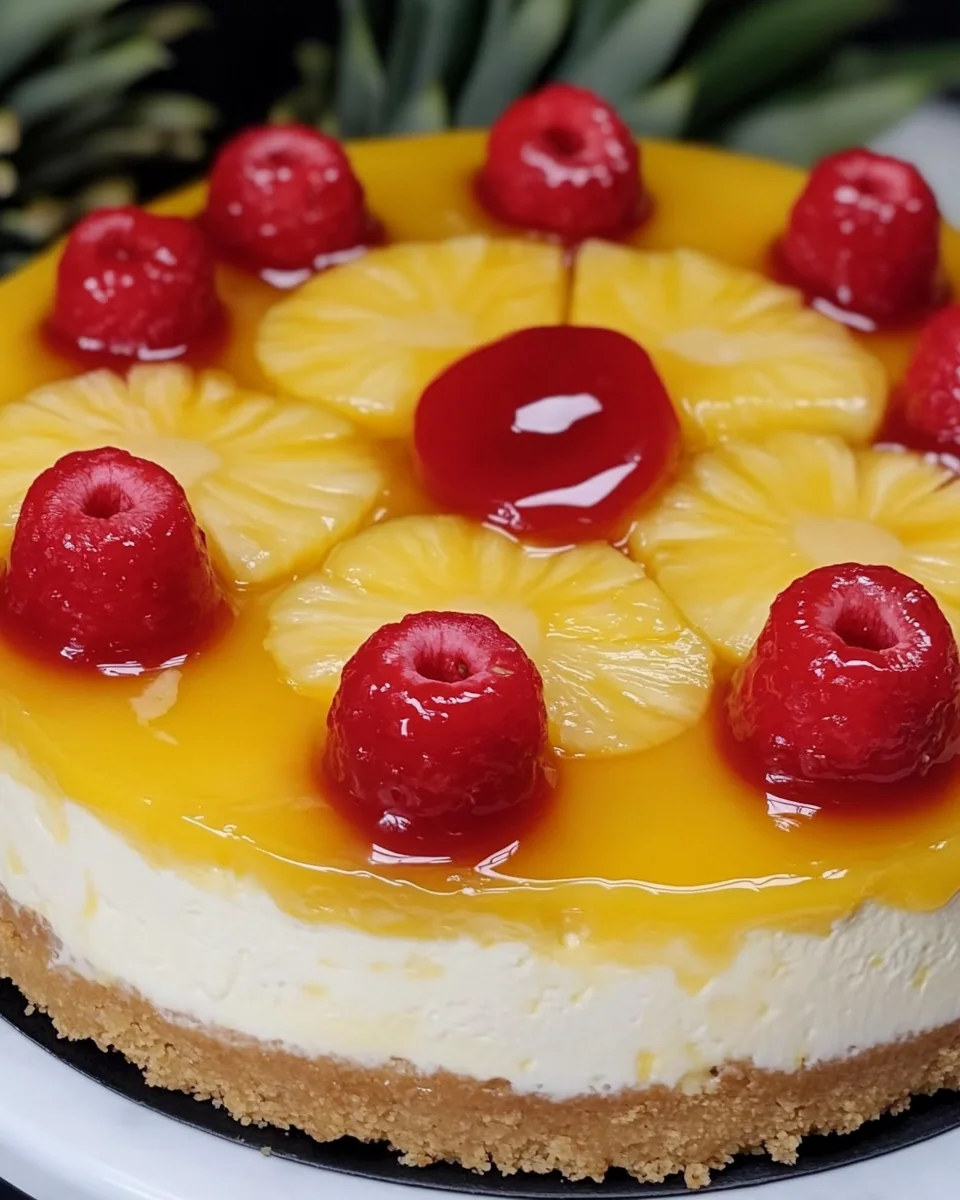 Simple Pineapple Upside Down Cheesecake Recipe - additional image