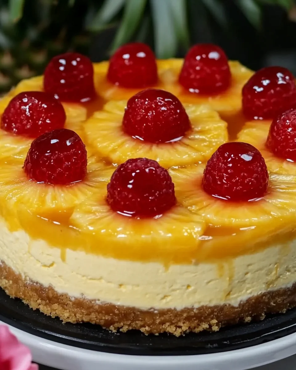 Simple Pineapple Upside Down Cheesecake Recipe - additional image