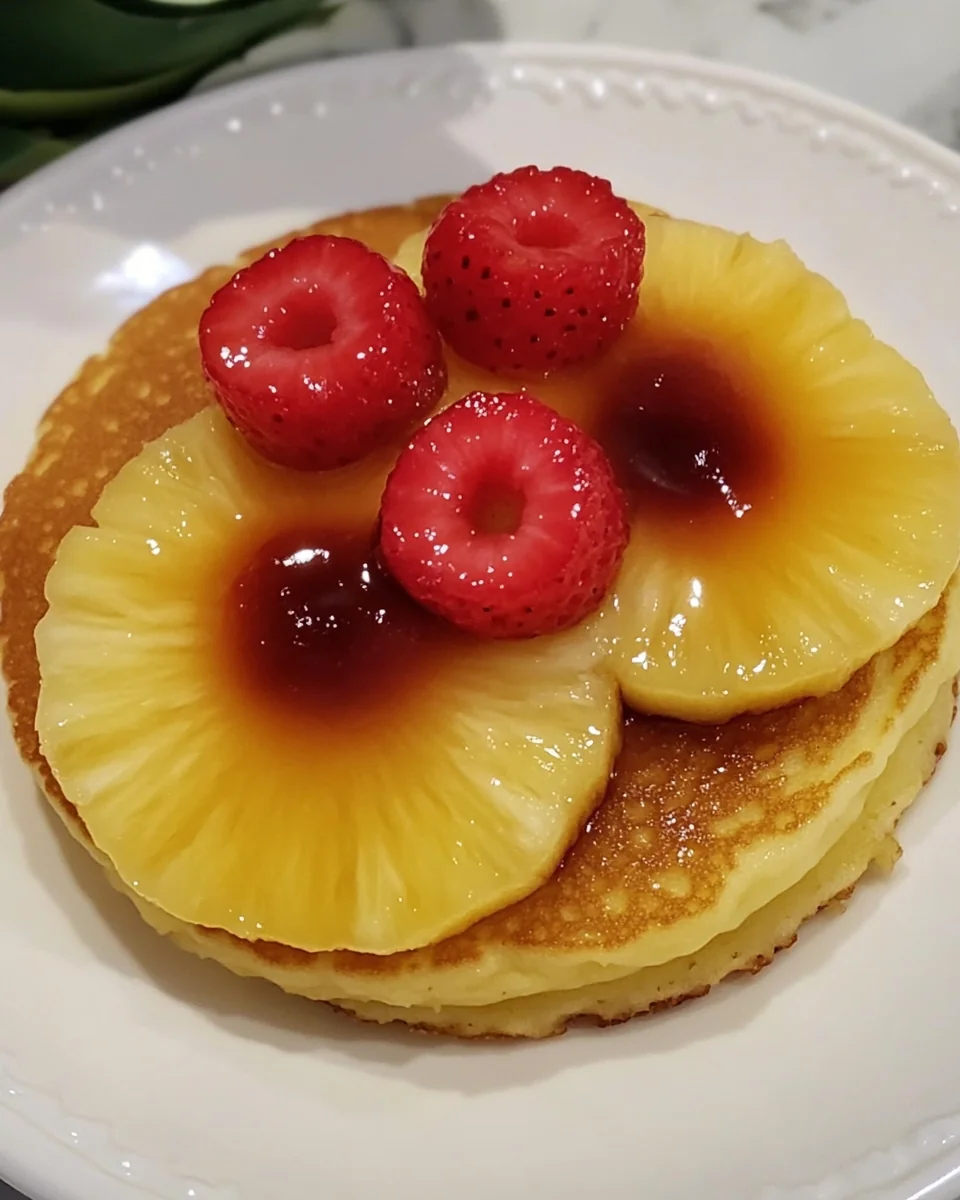 Homemade Pineapple Upside Down Pancakes - additional image