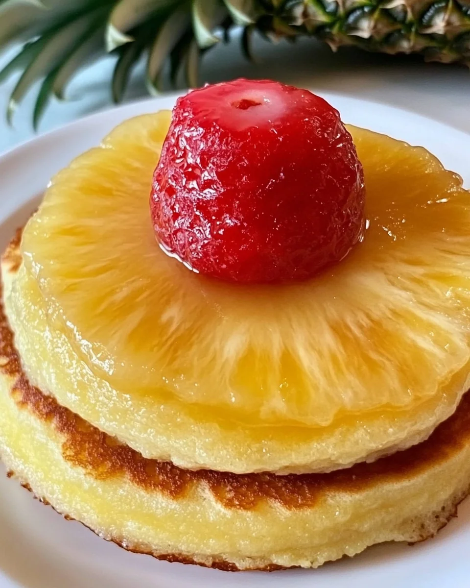 Homemade Pineapple Upside Down Pancakes - additional image