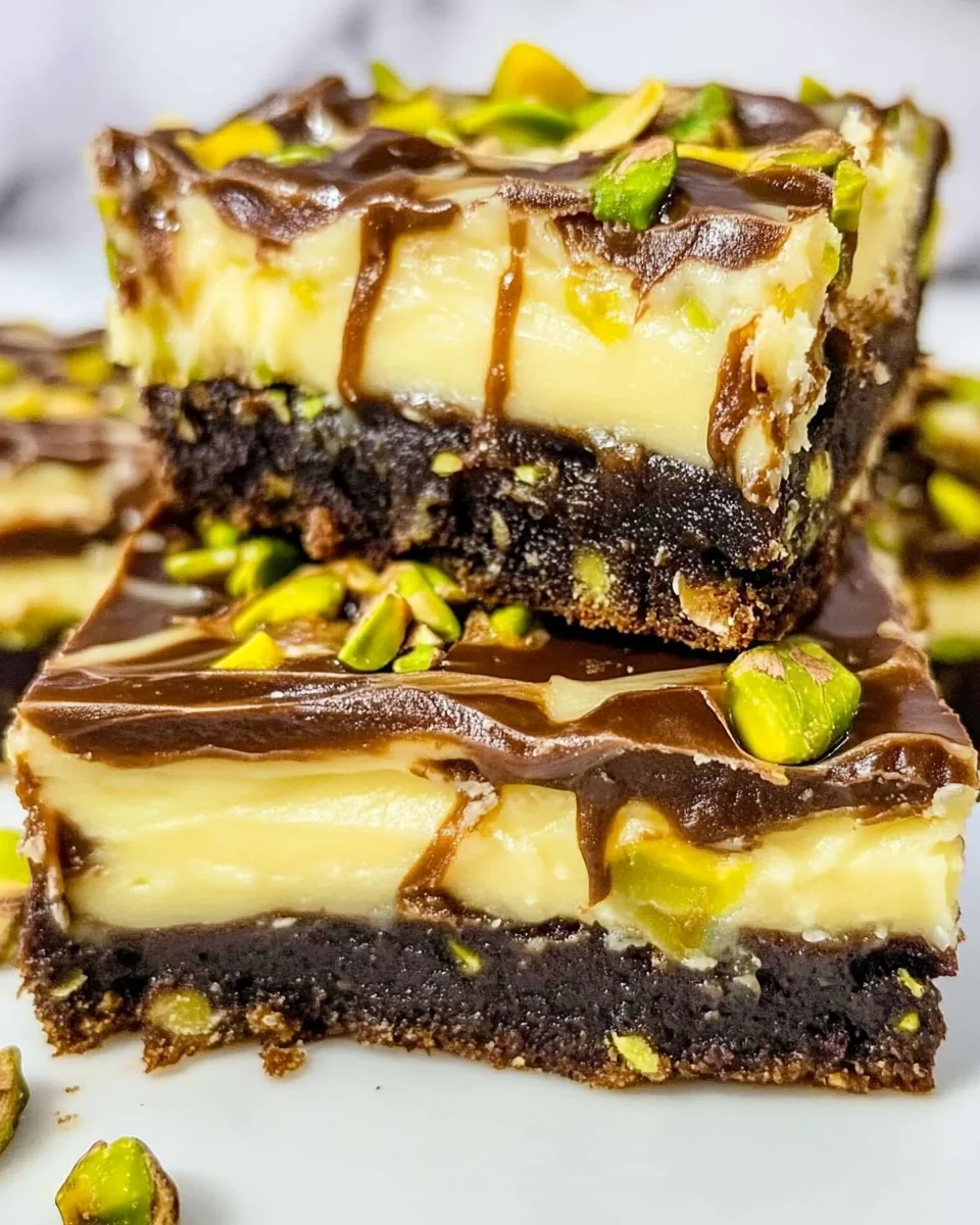Delicious Pistachio Brookies Made From Scratch - additional image