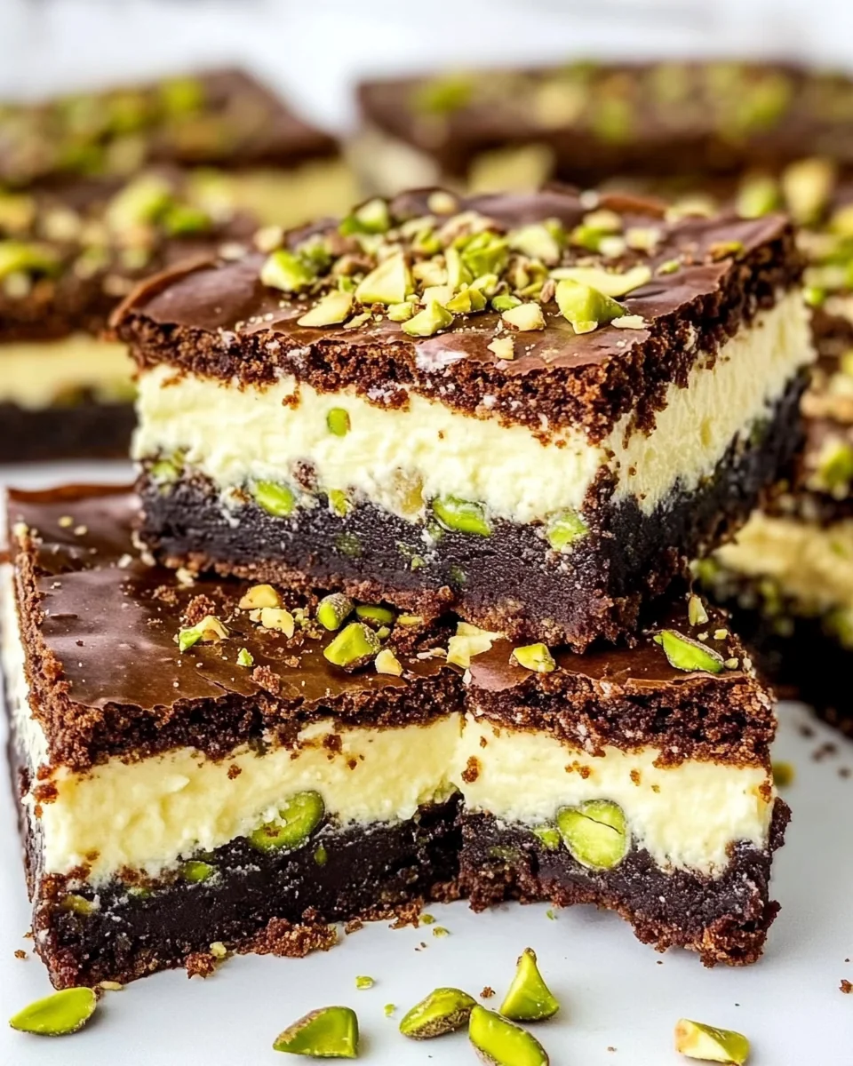 Pistachio Cheesecake Brownies: A Delicious Homemade Treat - additional image