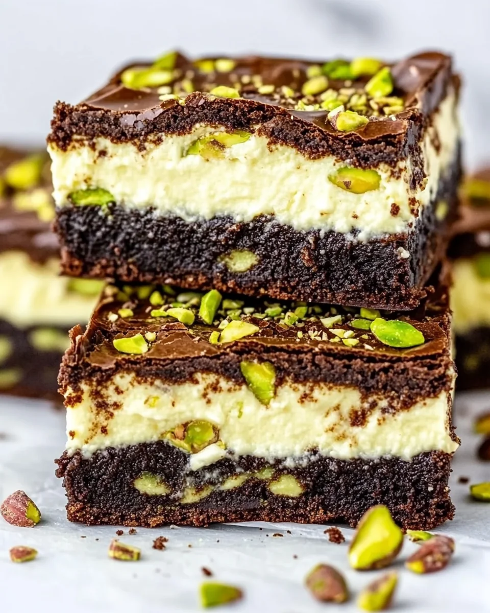 Pistachio Cheesecake Brownies: A Delicious Homemade Treat - additional image