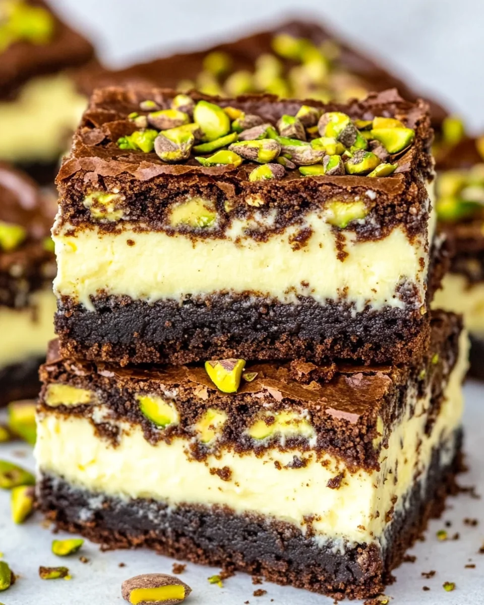 Pistachio Cheesecake Brownies: A Delicious Homemade Treat