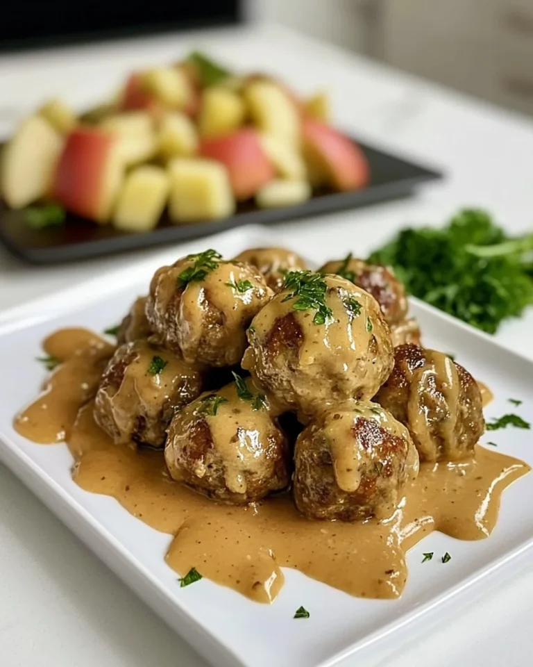 Savory Pork and Apple Meatballs Made From Scratch