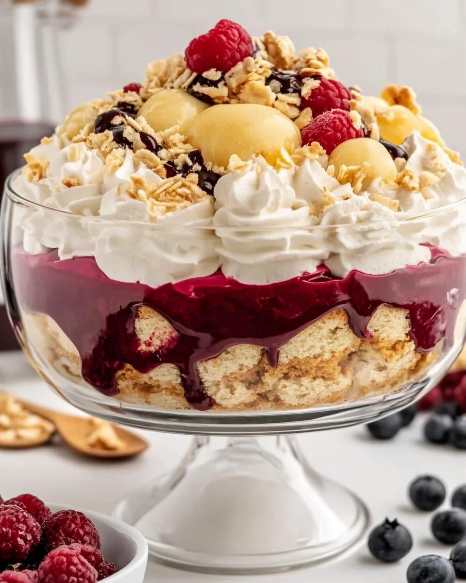 Delicious Homemade Punch Bowl Cake