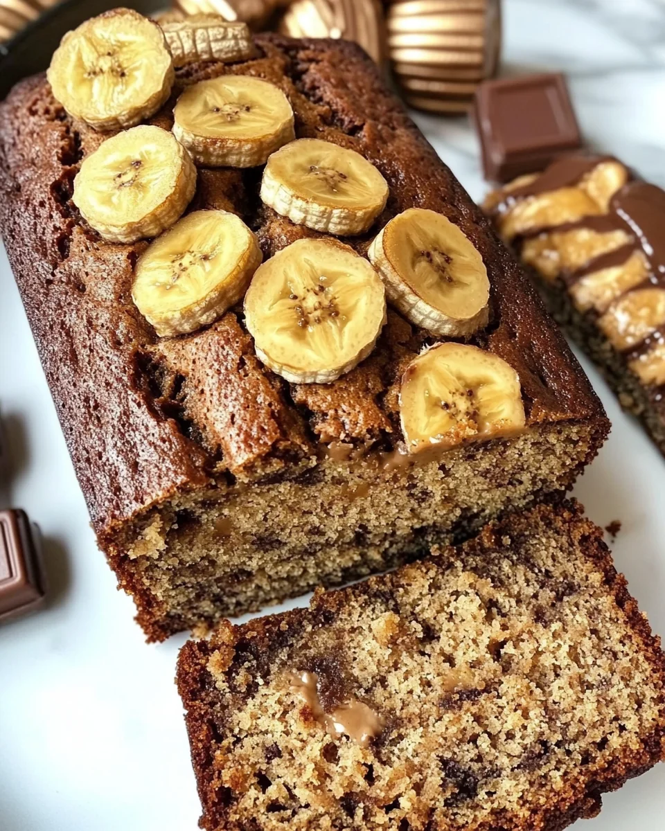 Perfectly Moist Peanut Butter Banana Bread - additional image