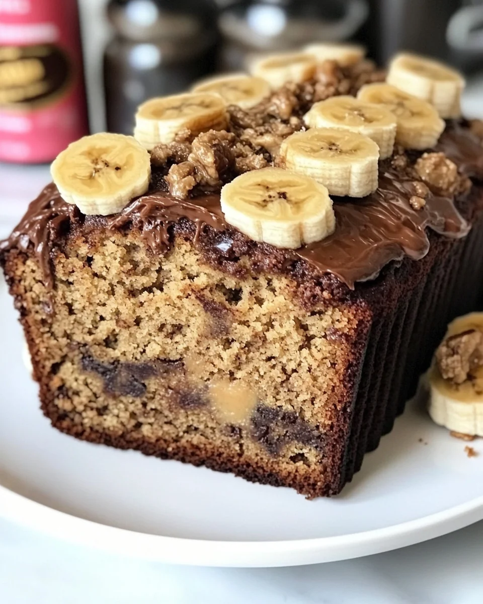 Perfectly Moist Peanut Butter Banana Bread - additional image