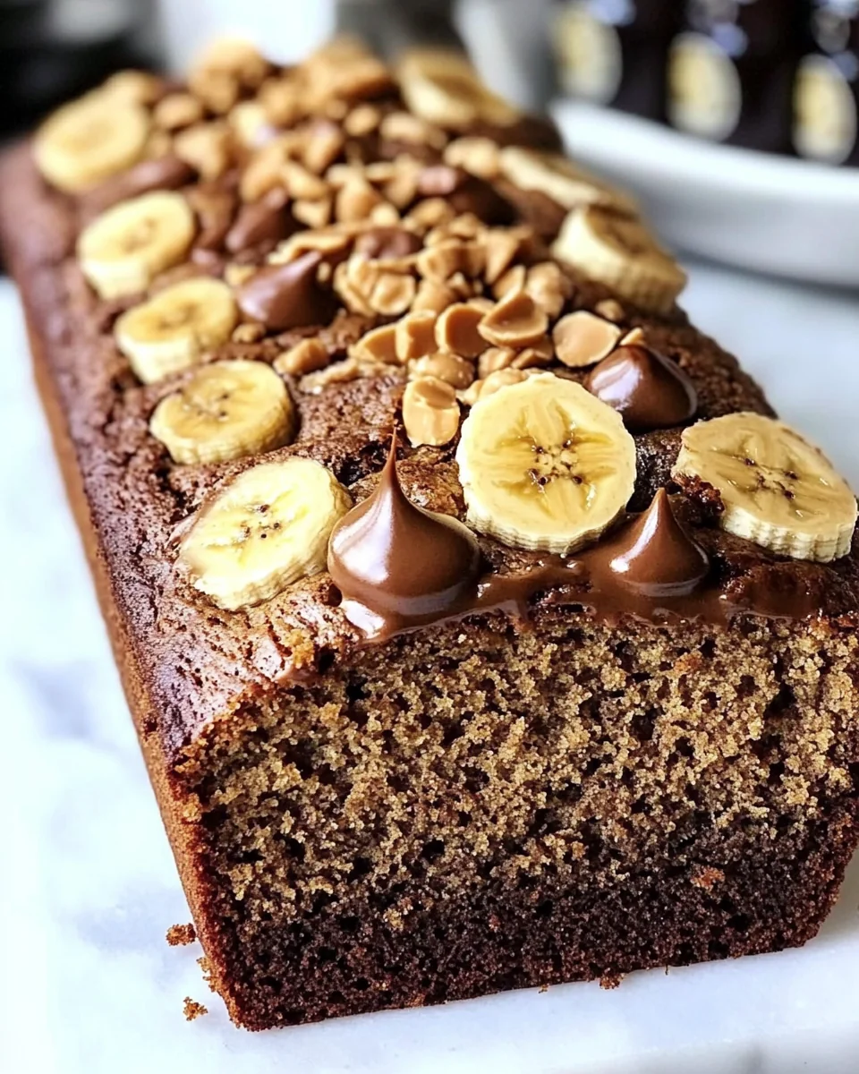 Perfectly Moist Peanut Butter Banana Bread - additional image