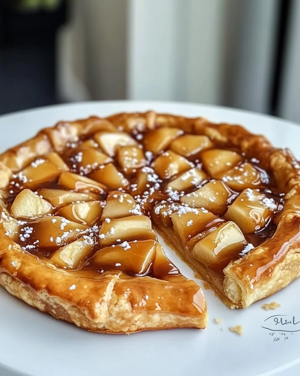 Delicious Salted Caramel Apple Galette - additional image