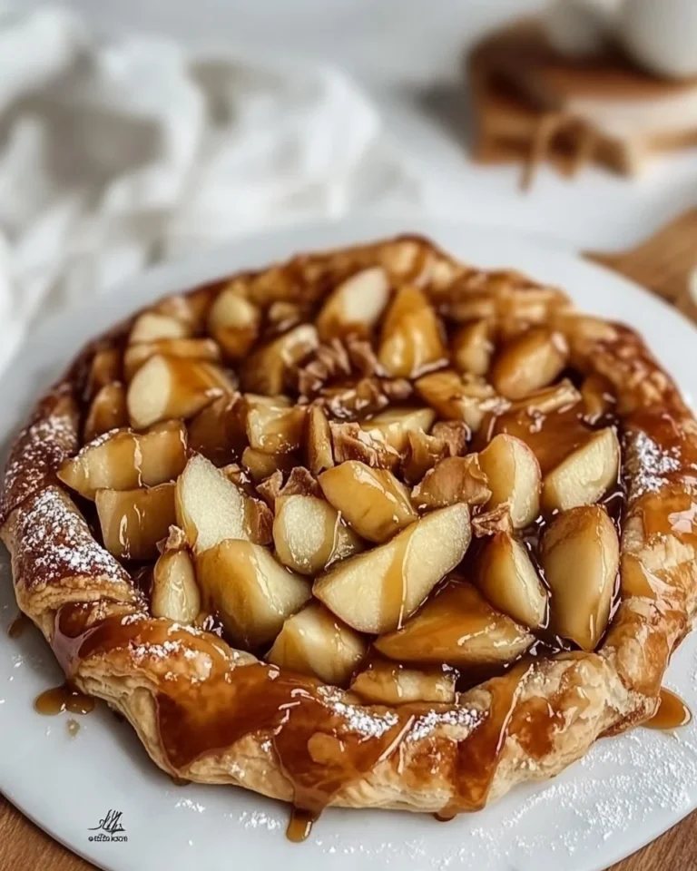 Delicious Salted Caramel Apple Galette