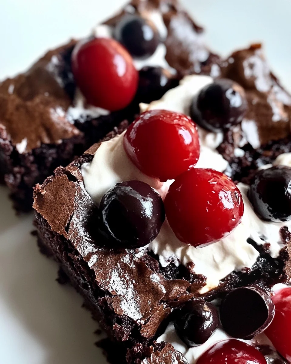 Small Batch Homemade Black Forest Brownies - additional image