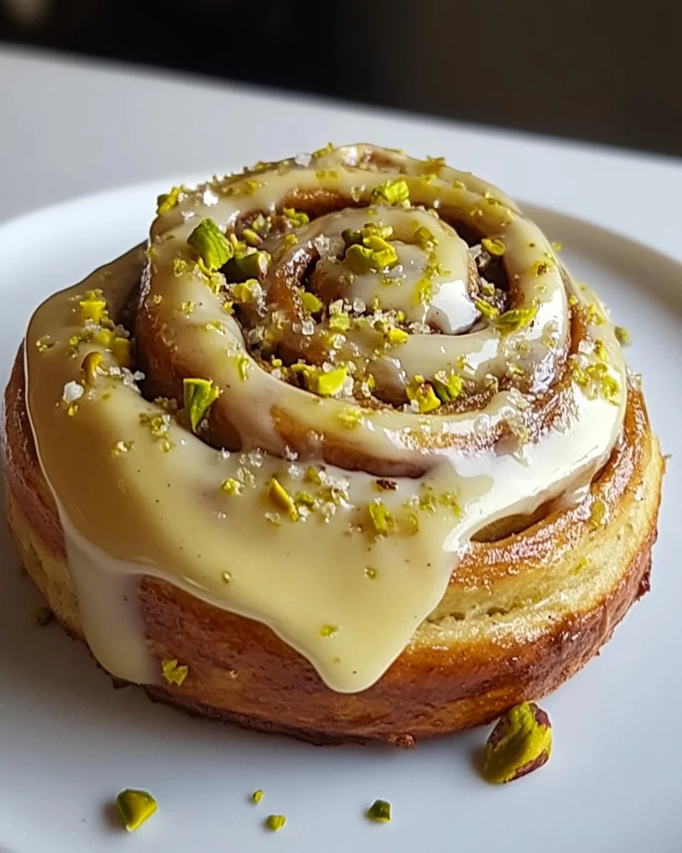 Small Batch Homemade Pistachio Cream Cinnamon Rolls - additional image