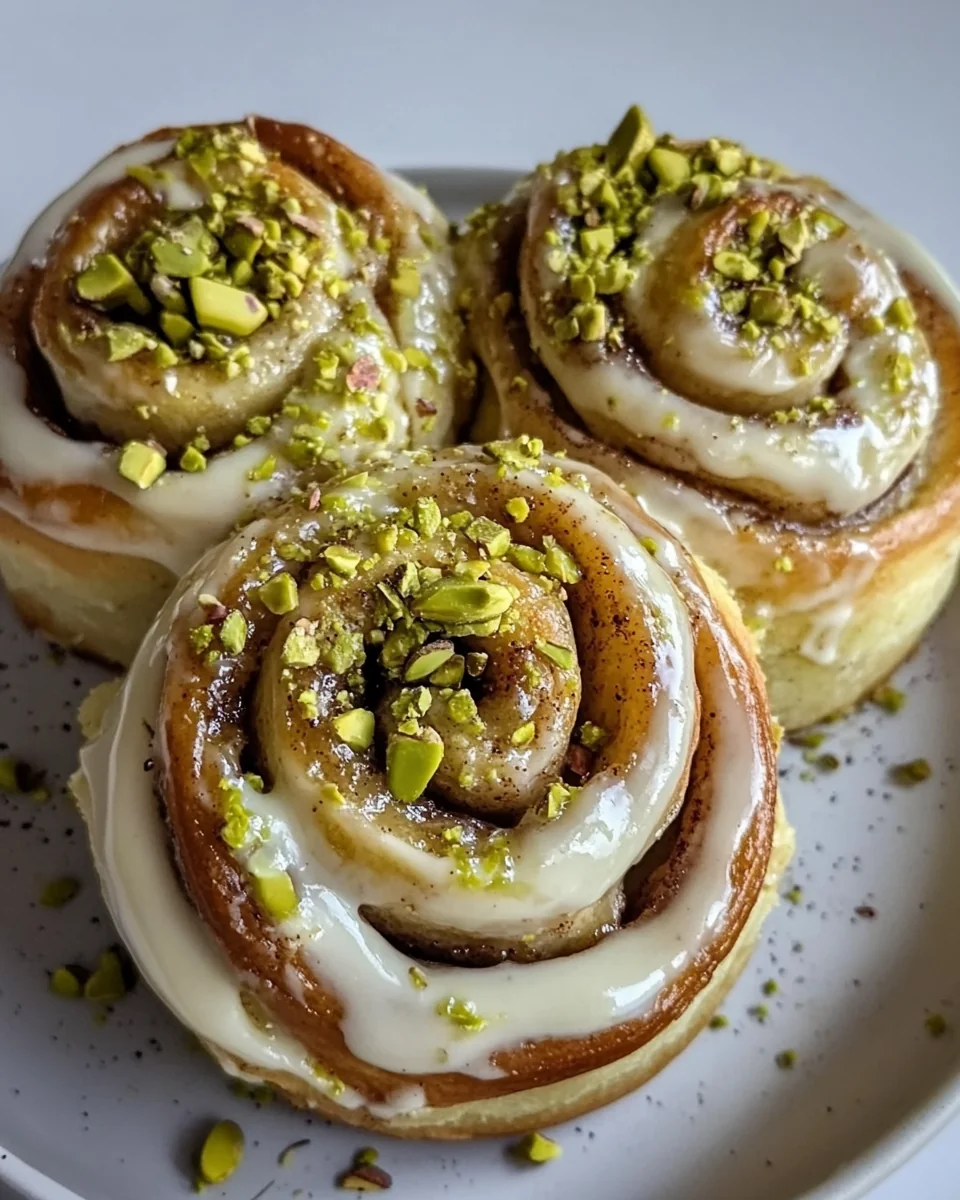 Small Batch Homemade Pistachio Cream Cinnamon Rolls - additional image