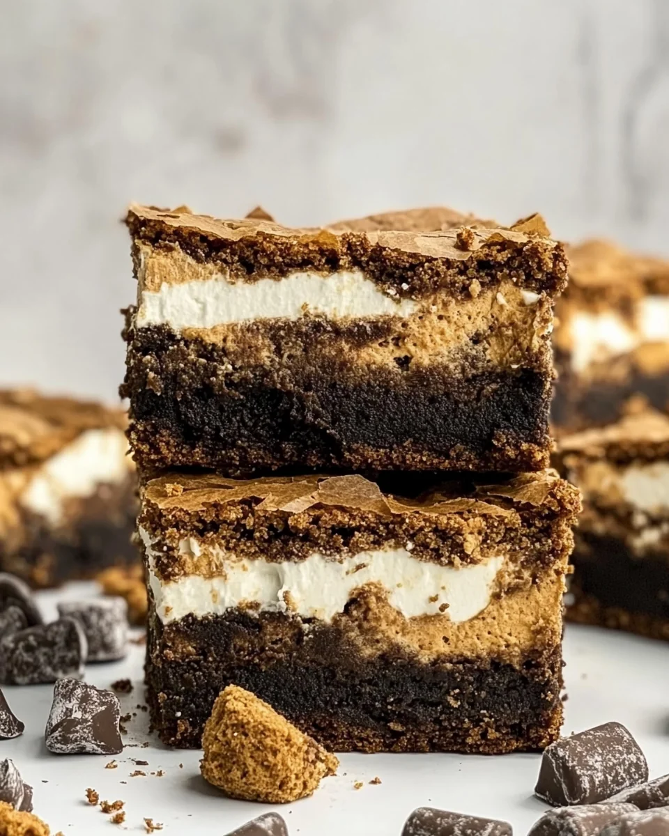Decadent Homemade S'mores Brownies - additional image