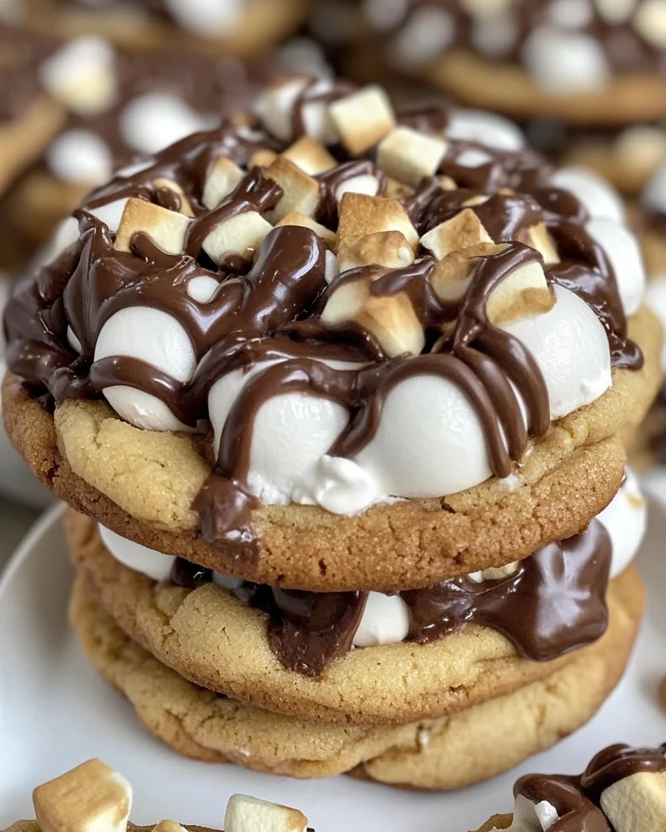 Delicious S’mores Cookies with Creamy Flavor