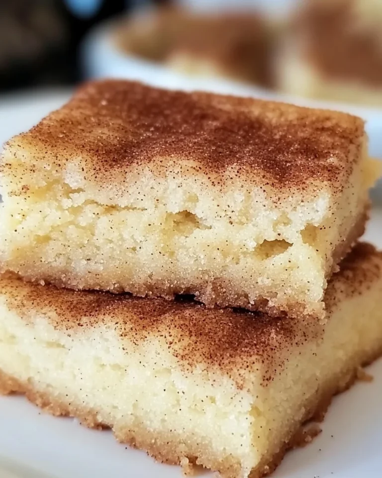 Homemade Snickerdoodle Cookie Bars That Are Simply Delicious