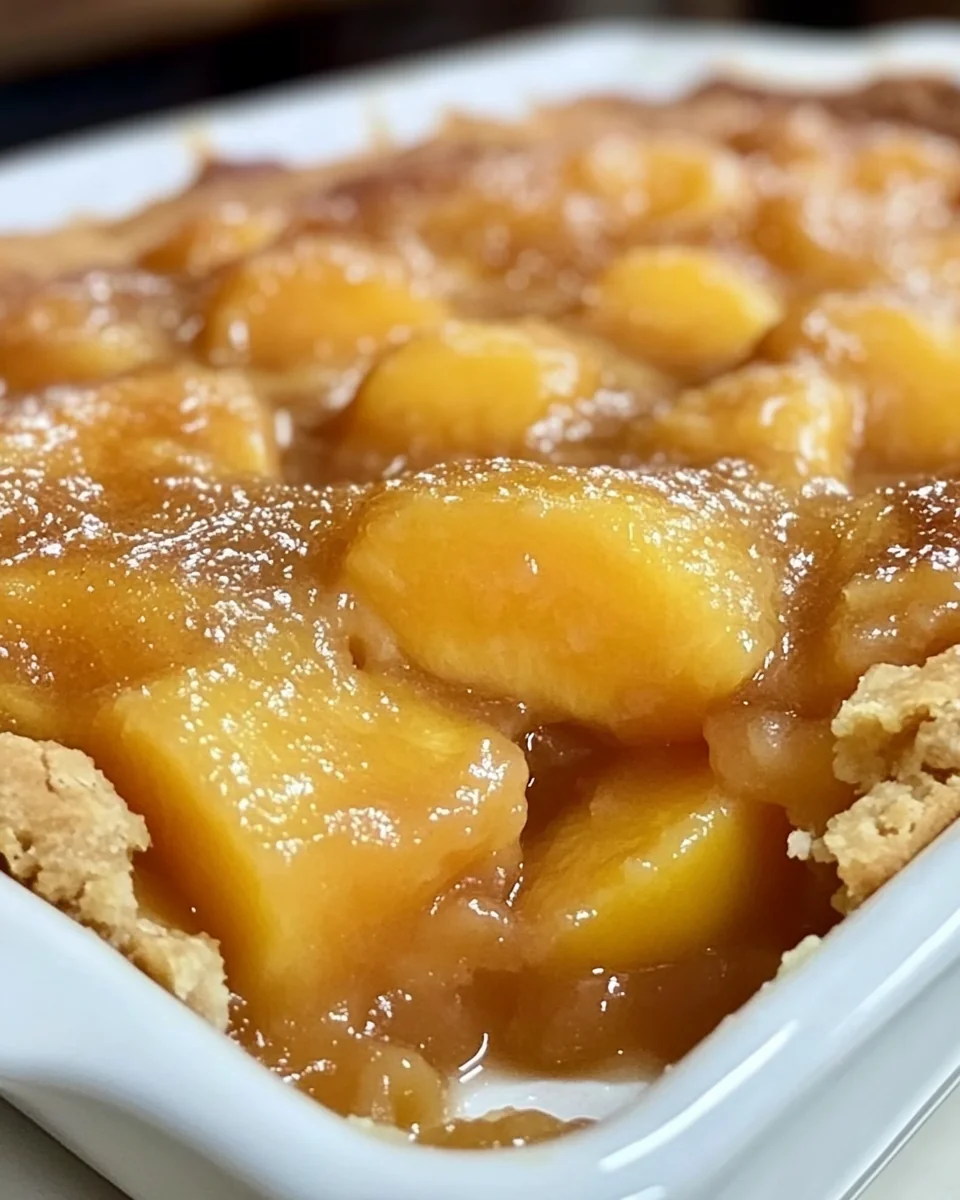 Classic Southern Peach Cobbler Made From Scratch - additional image