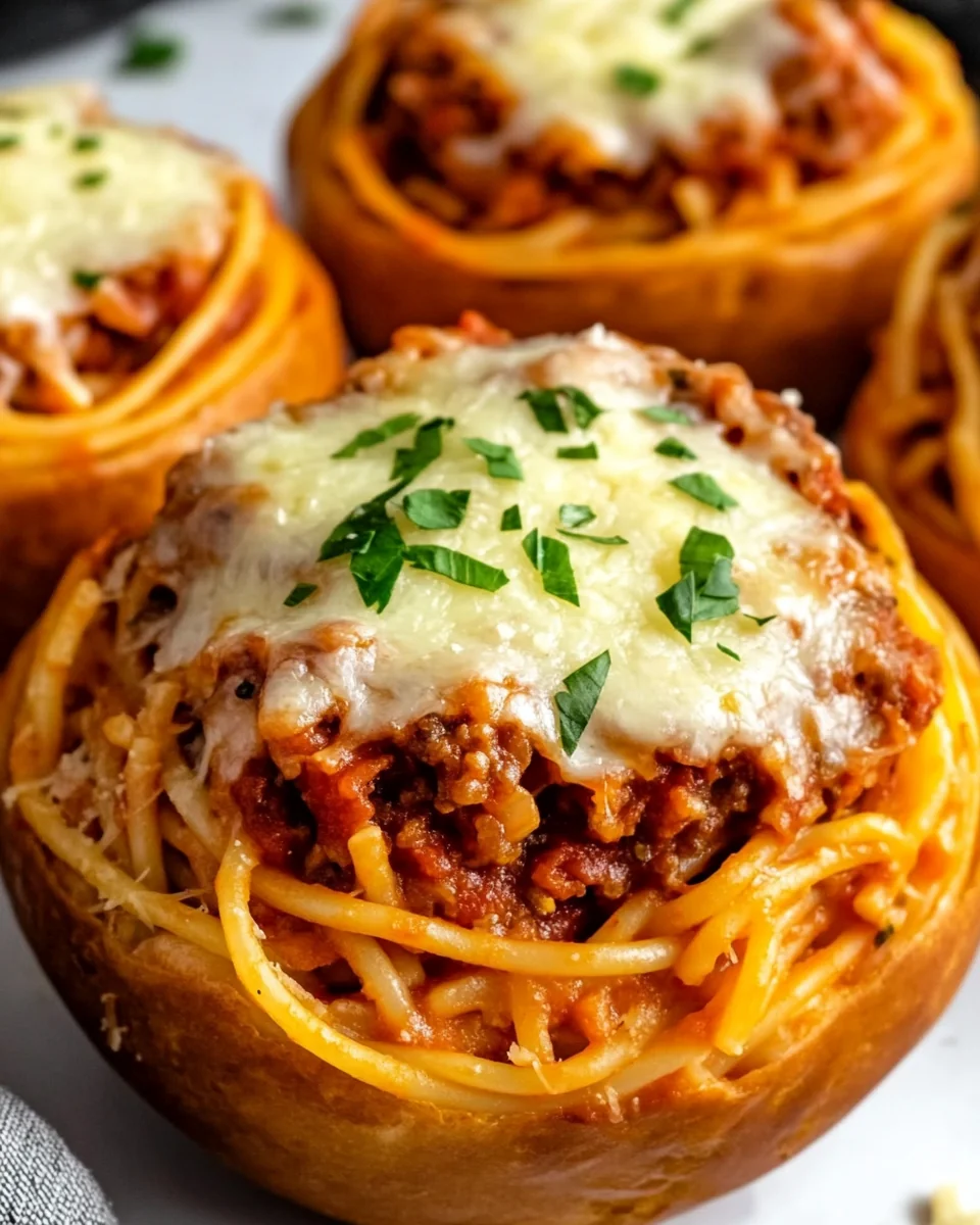 Garlic Bread Bowls With Spaghetti: A Cozy Comfort Meal - additional image