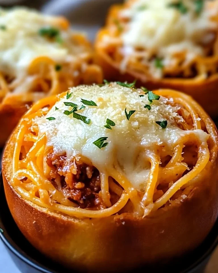 Garlic Bread Bowls With Spaghetti: A Cozy Comfort Meal
