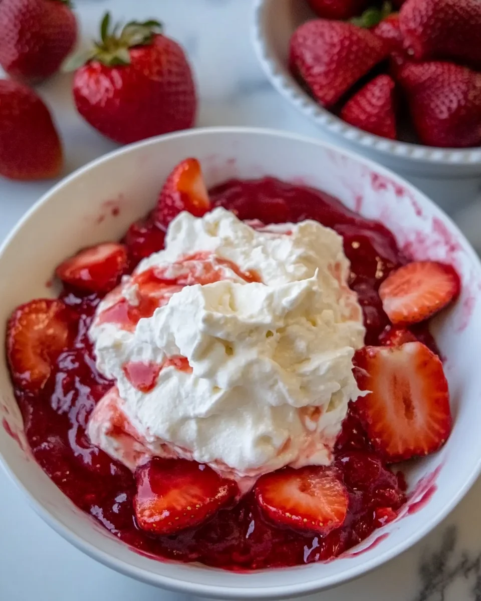 Fresh Strawberry Cheesecake Dip