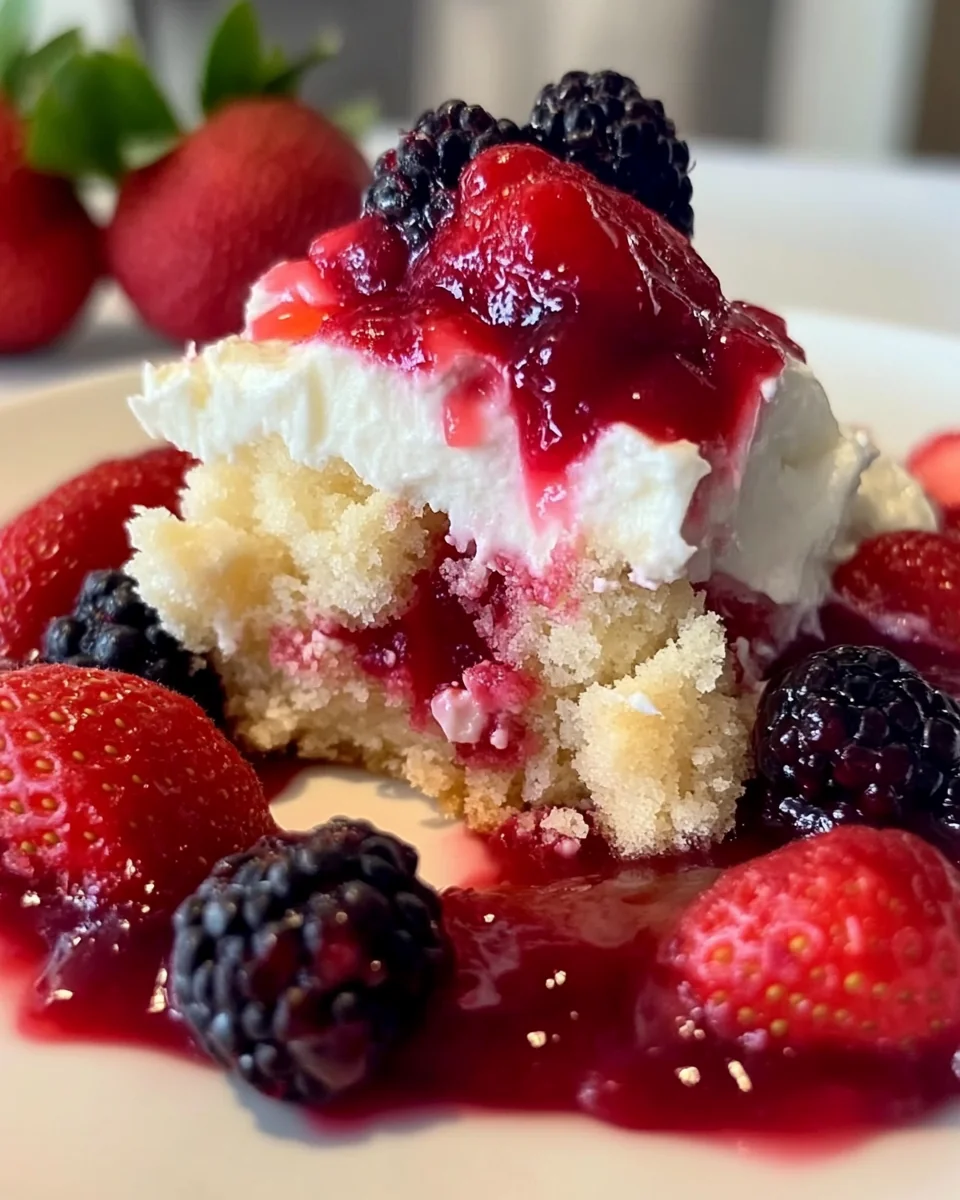 Simple Strawberry Cheesecake Dump Cake Recipe - additional image