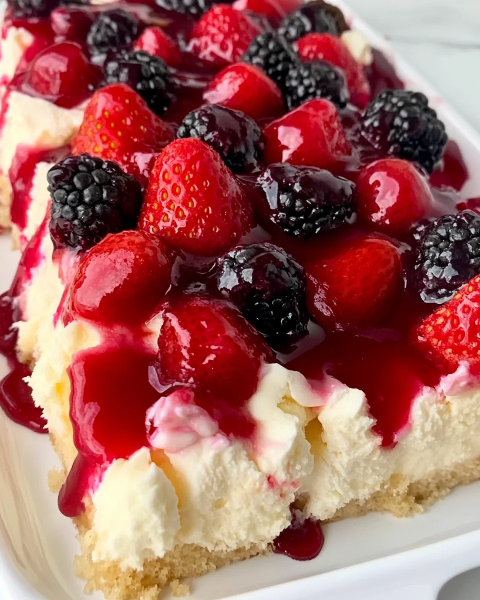 Simple Strawberry Cheesecake Dump Cake Recipe - additional image