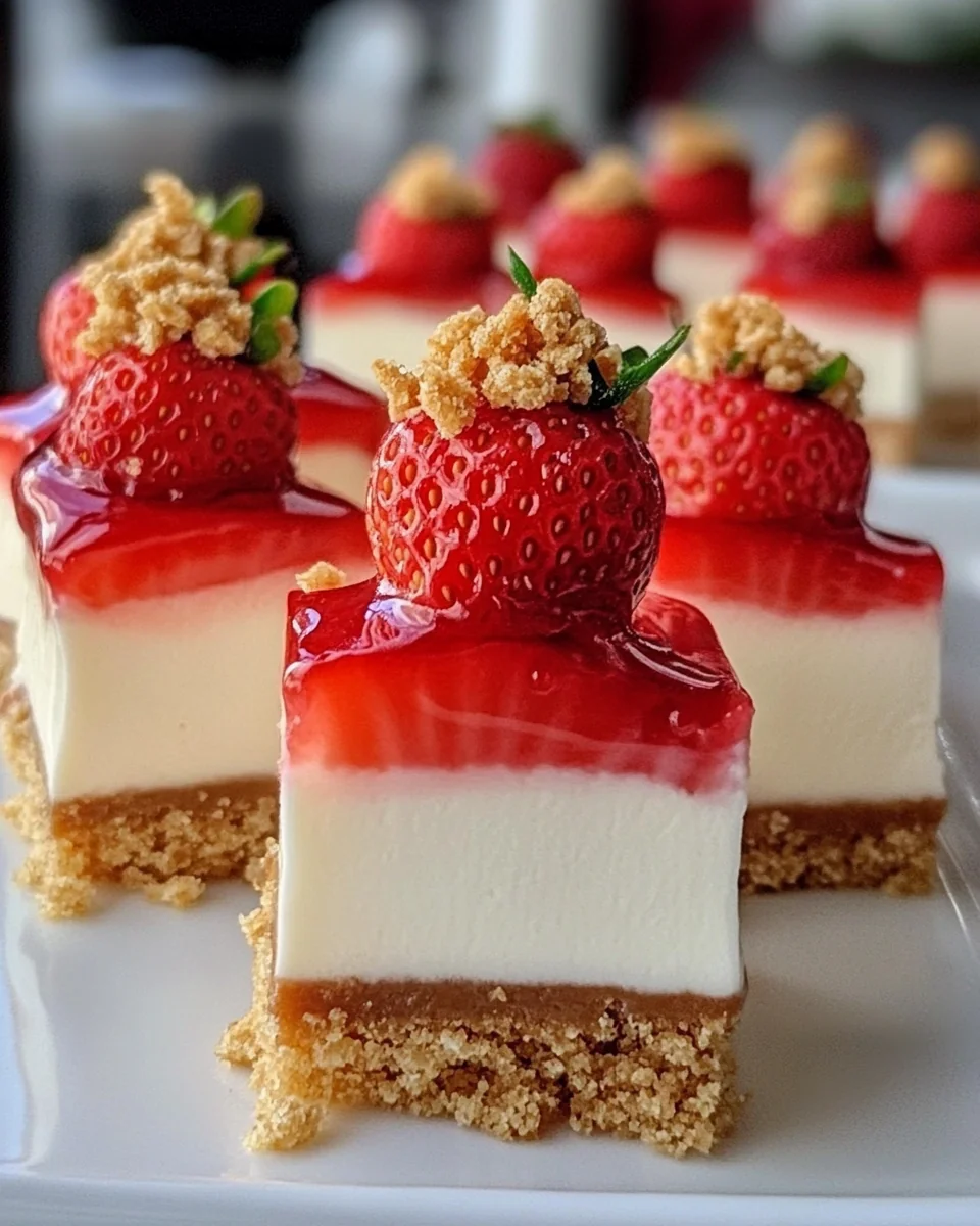Delicious Strawberry Crunch Cheesecake Bites - additional image