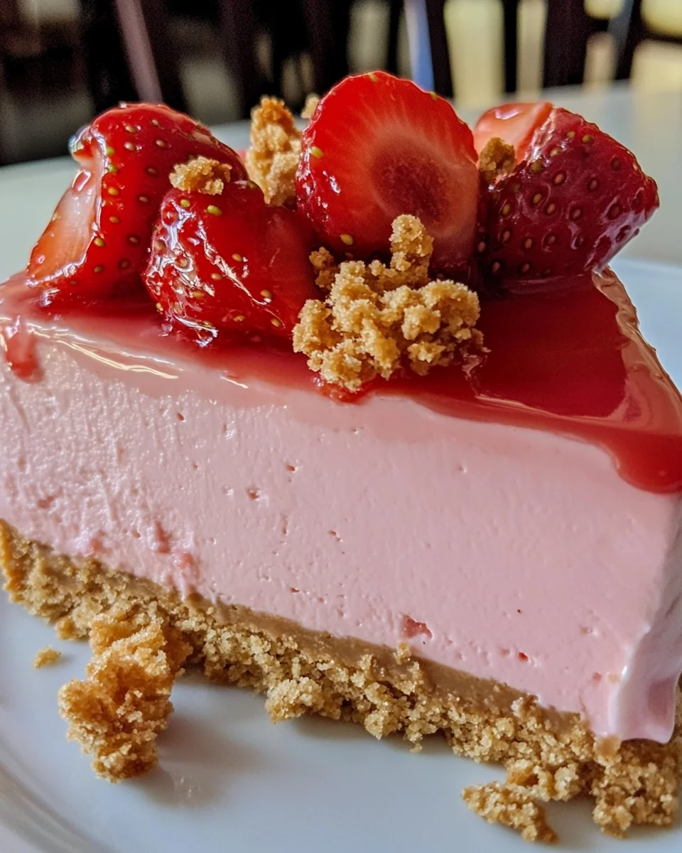 Fresh Strawberry Crunch Cheesecake Delight - additional image