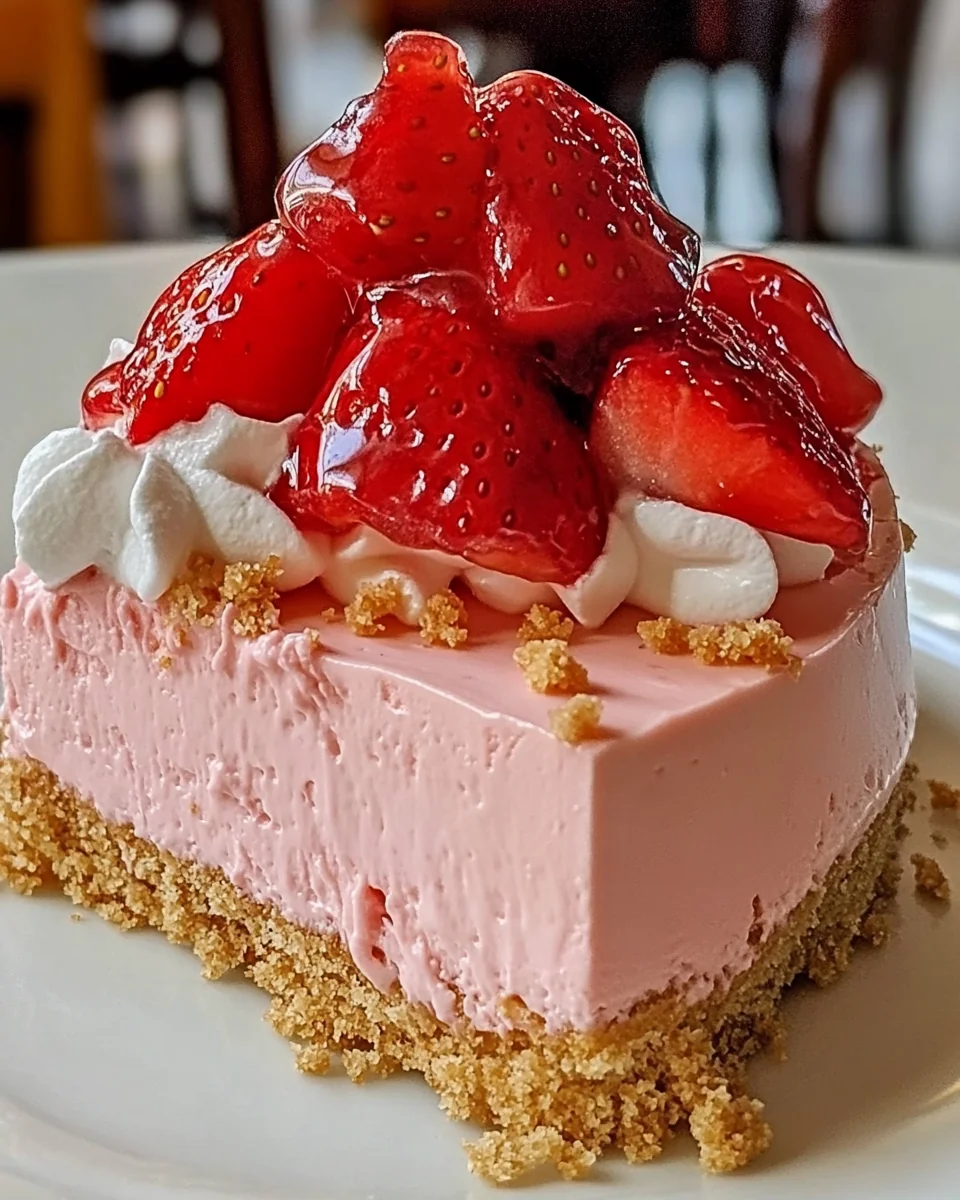 Fresh Strawberry Crunch Cheesecake Delight - additional image