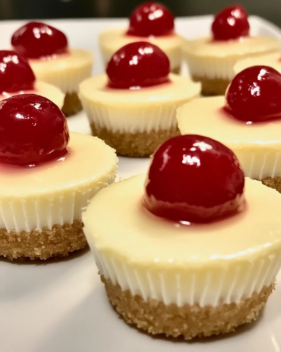 Simple Mini Cheesecakes with Vanilla Wafer Crust - additional image