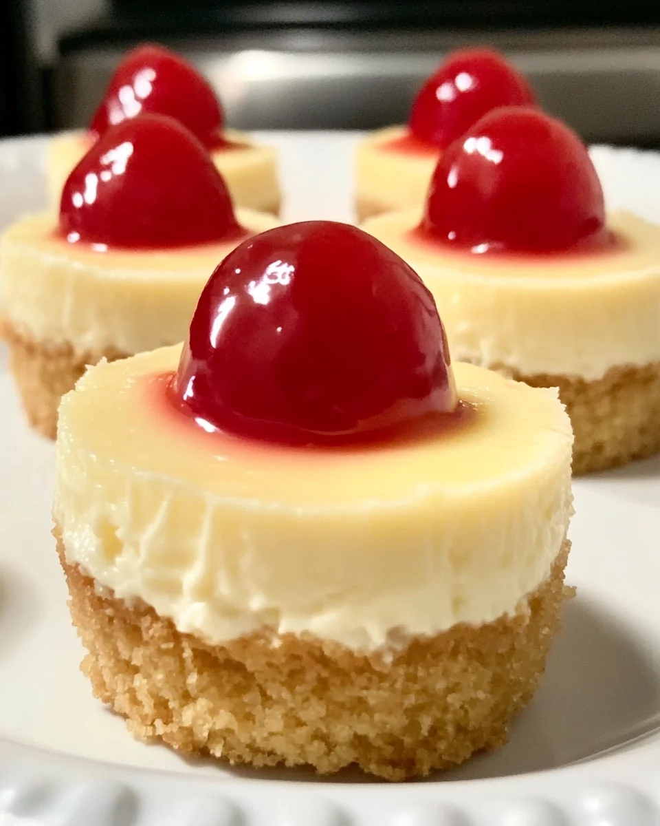 Simple Mini Cheesecakes with Vanilla Wafer Crust - additional image