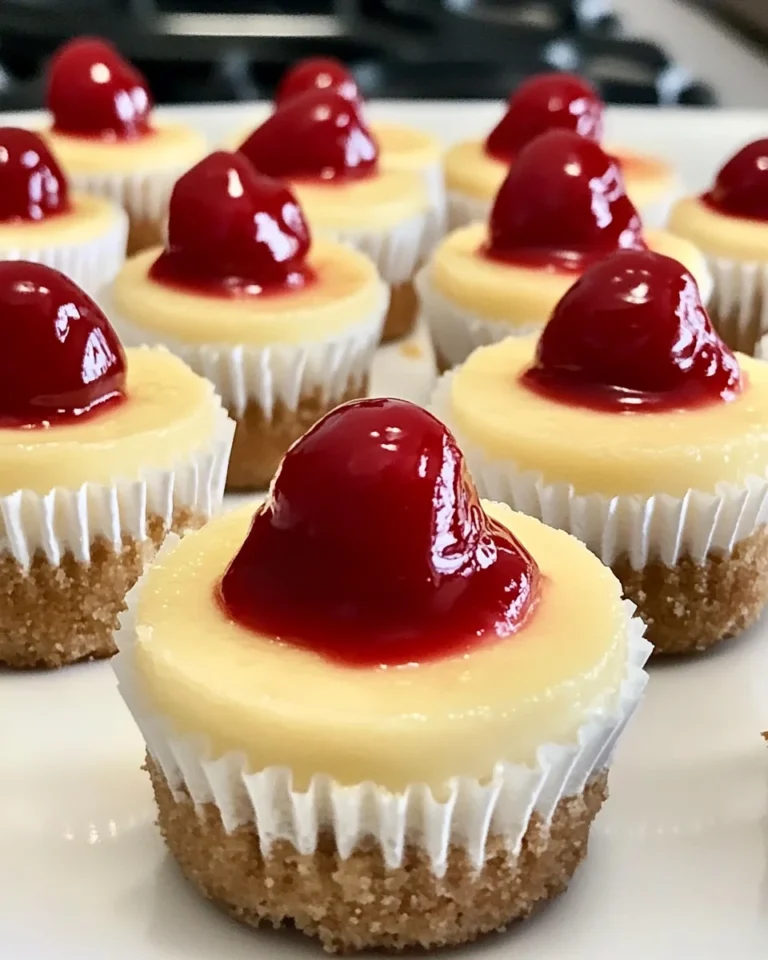 Simple Mini Cheesecakes with Vanilla Wafer Crust