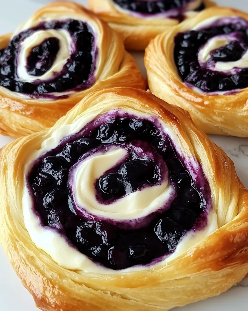 Classic Blueberry Cream Cheese Danish - additional image