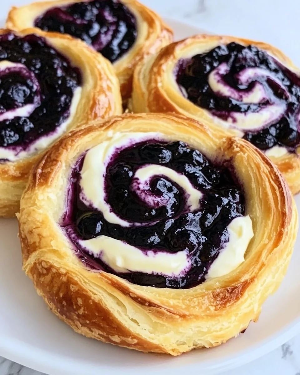 Classic Blueberry Cream Cheese Danish - additional image
