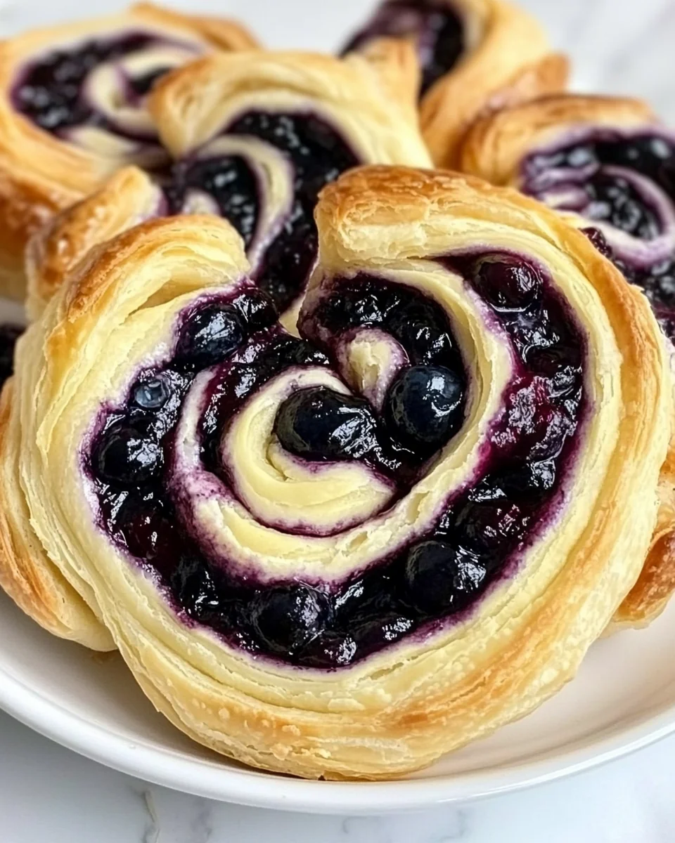 Classic Blueberry Cream Cheese Danish