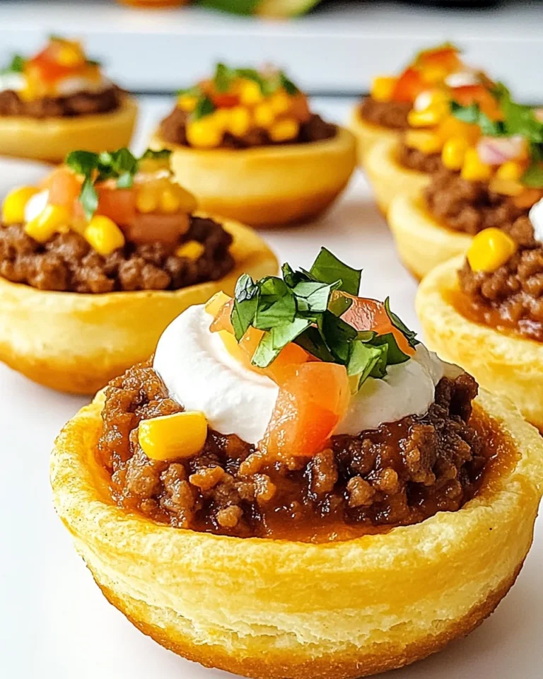 Savory Taco Biscuit Cups For A Cozy Night In