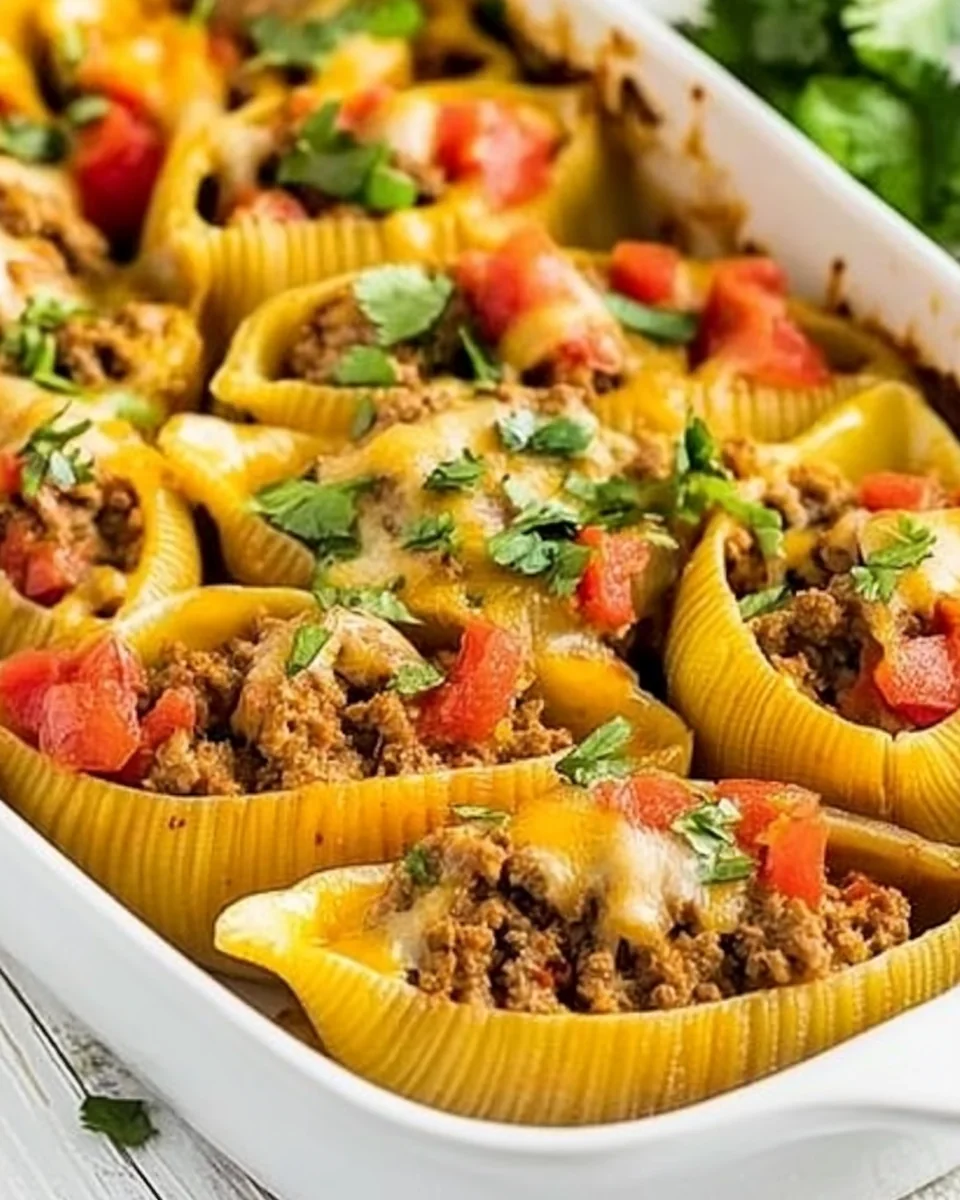 Delicious Taco Stuffed Shells For A Cozy Night In