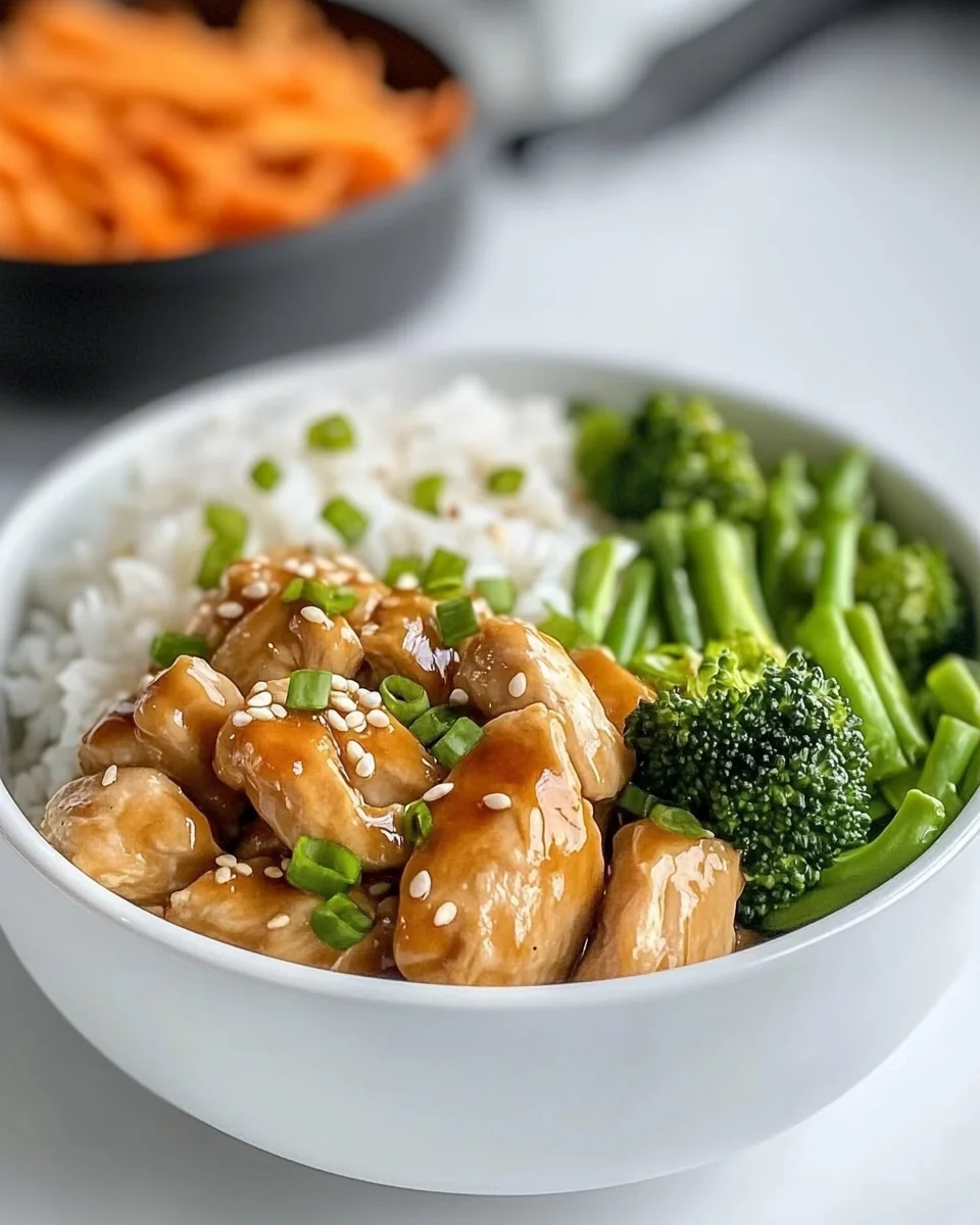 Simple Teriyaki Chicken Rice Bowl