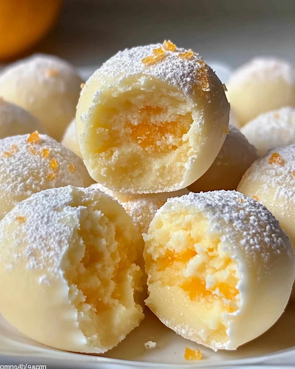 Homemade White Chocolate Orange Creamsicle Truffles - additional image