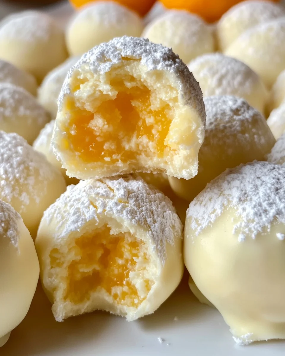 Homemade White Chocolate Orange Creamsicle Truffles - additional image