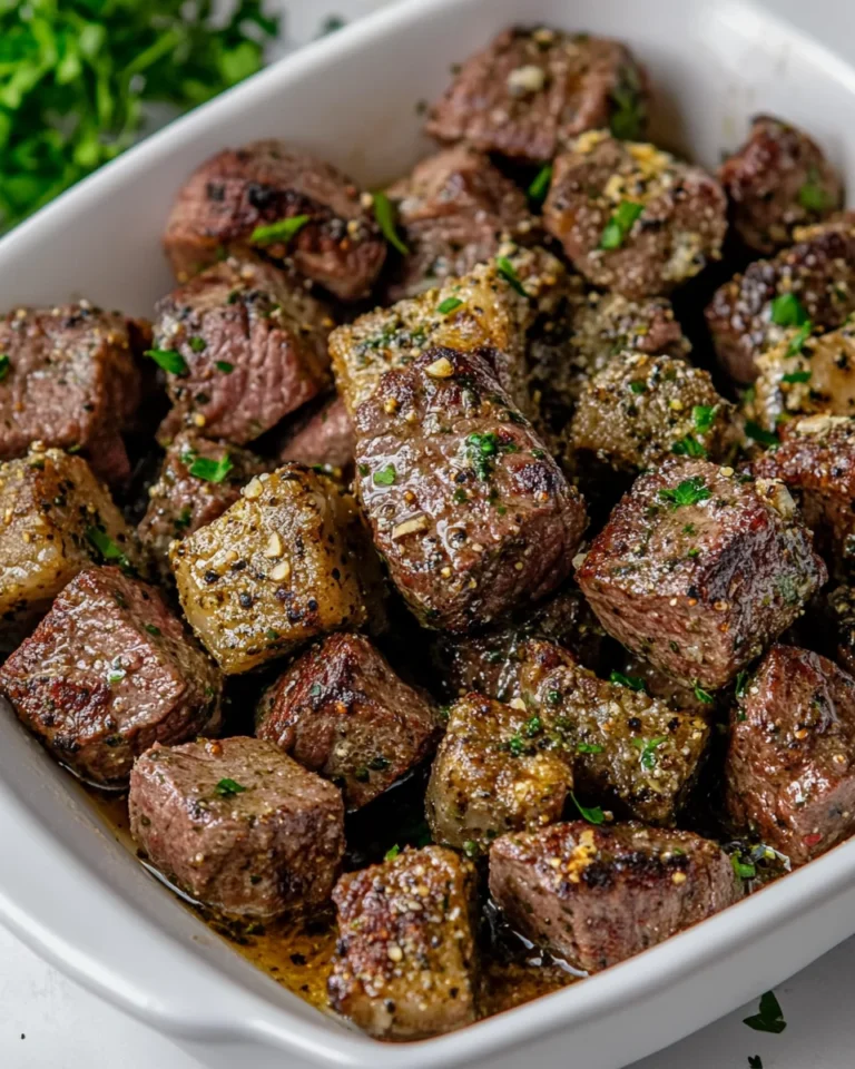 Air Fryer Garlic Butter Steak Bites: Simple and Delicious