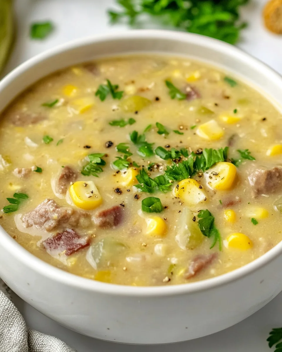 Homemade Andouille Corn Chowder: A Cozy Comfort Food - additional image