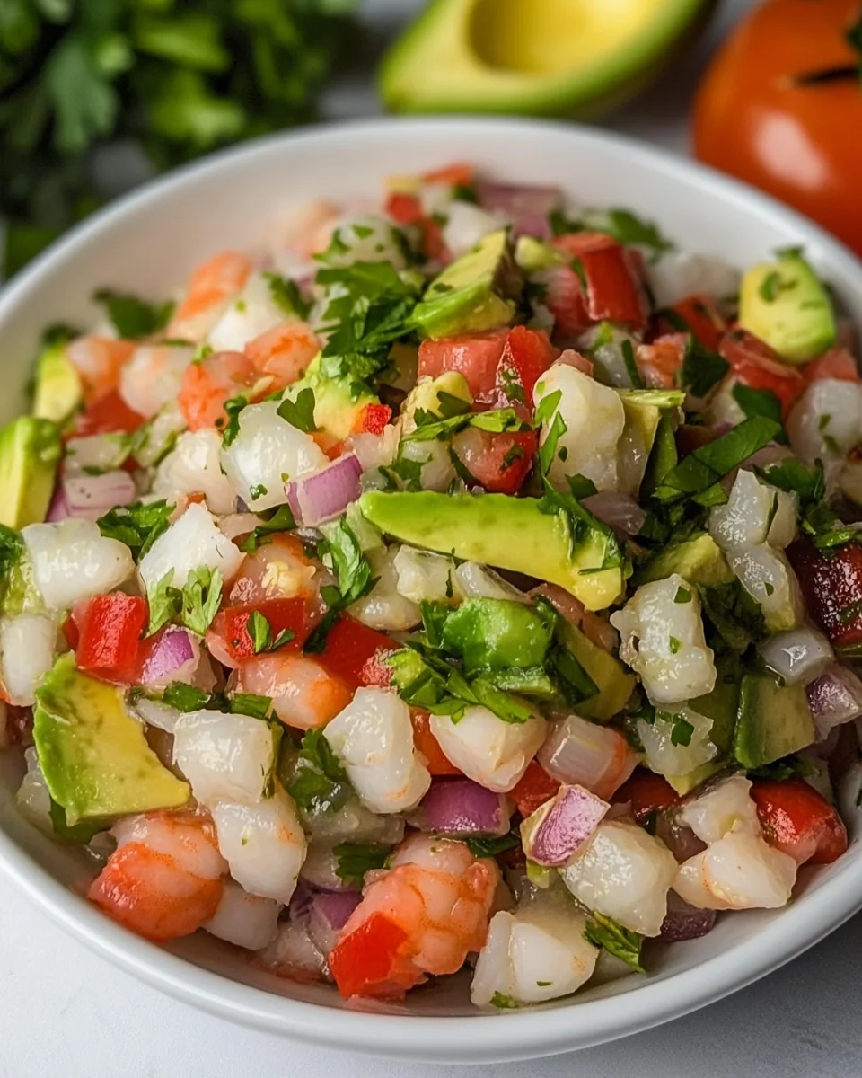 Fresh Avocado Shrimp Ceviche Recipe - additional image