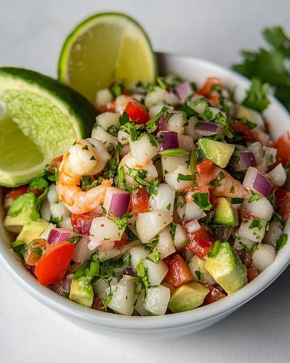 Fresh Avocado Shrimp Ceviche Recipe - additional image